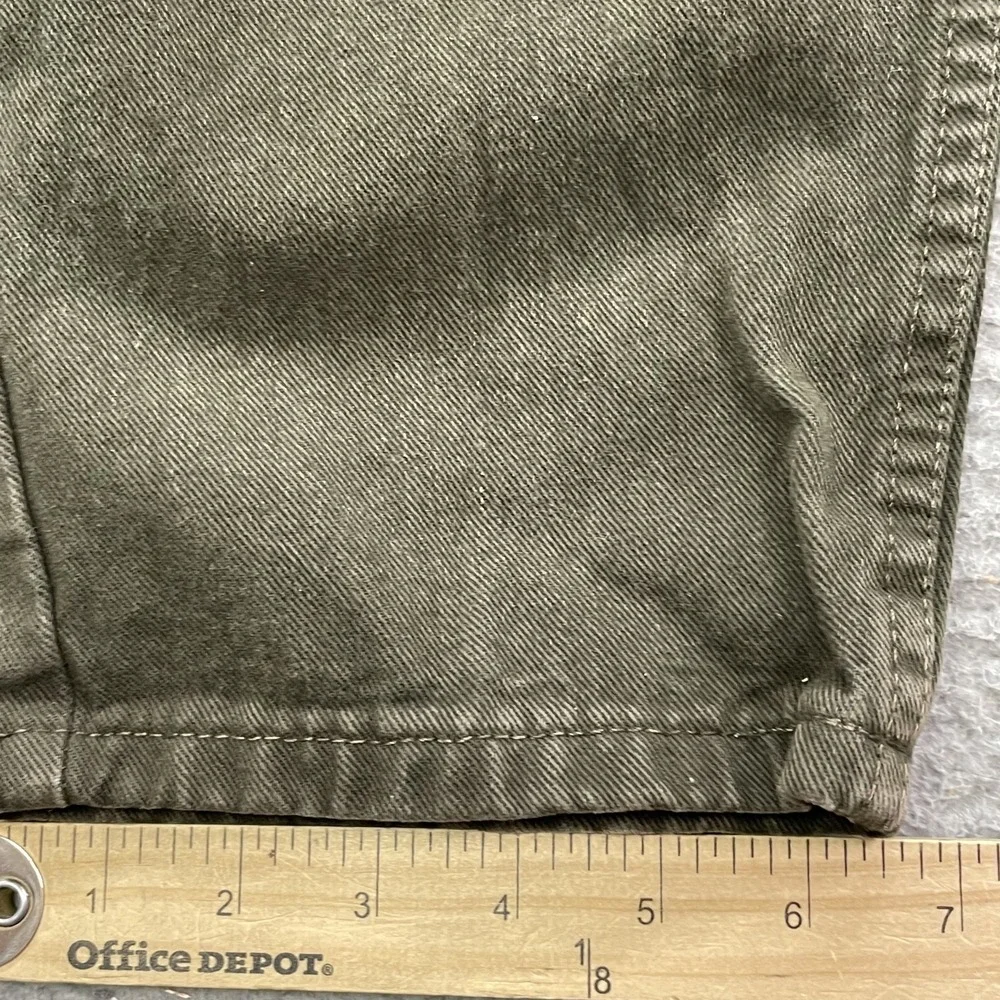 Vintage Levi's 560 Jeans 29x28* Army Green Loose Baggy‎ Taper Retro 90s Made USA